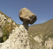Champignons de pierre. Vallée de Chulyshman (Altaï).