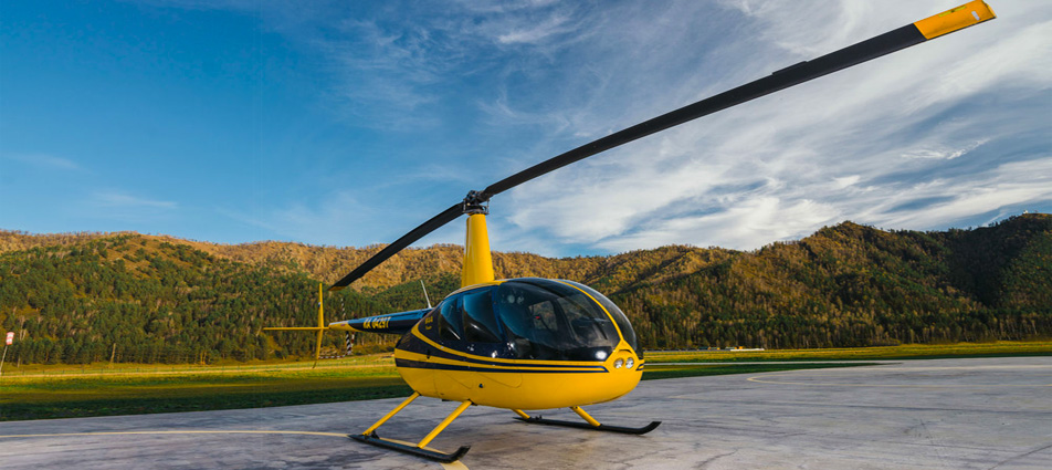 Полёт на вертолёте Robinson R44 на Алтае