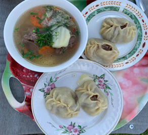 Altai tour Meals