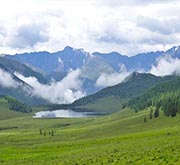Trekking vers les lacs Chavlinckoïe et Karabakhskoïe