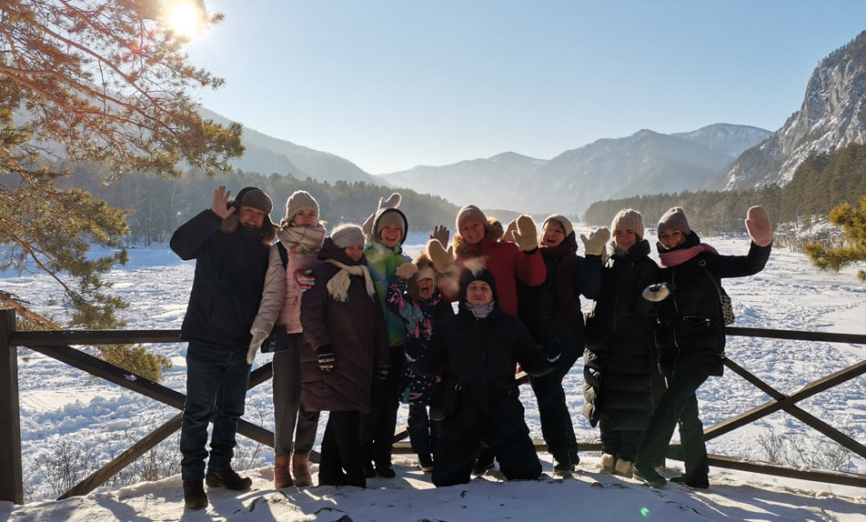 Circuit hivernal dans l'Altaï «Vacances sibériennes»