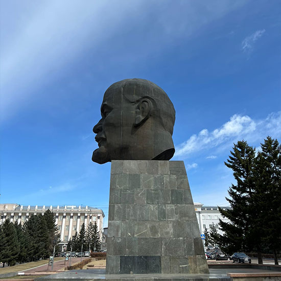Lenin's head. Ulan-Ude.