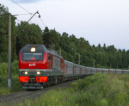 Transsibirischer Express im Jahr 2024